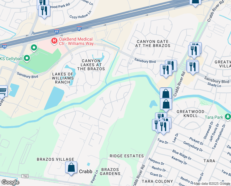 map of restaurants, bars, coffee shops, grocery stores, and more near 5923 Mettler Lane in Richmond