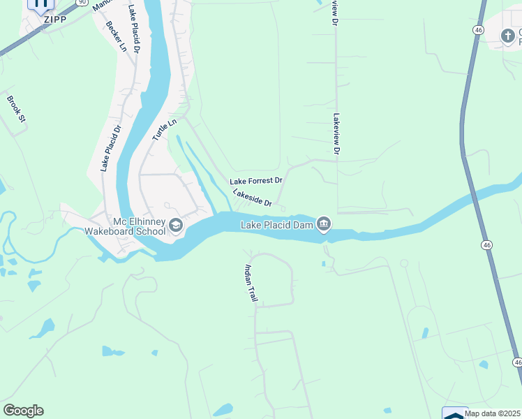 map of restaurants, bars, coffee shops, grocery stores, and more near 168 Lakeside Drive in Seguin