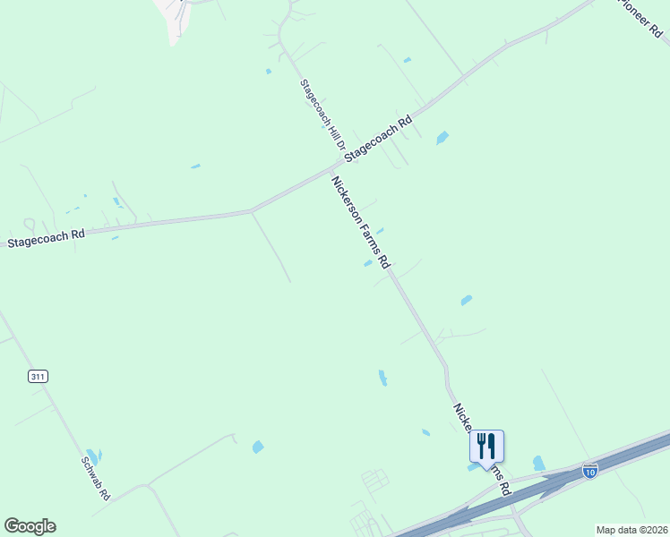 map of restaurants, bars, coffee shops, grocery stores, and more near 870 Nickerson Farms Road in Seguin