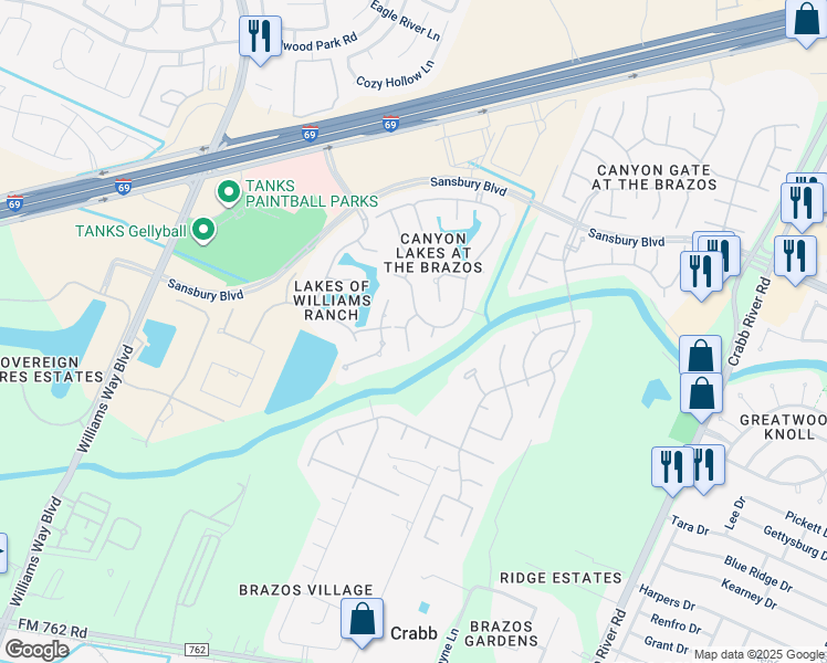 map of restaurants, bars, coffee shops, grocery stores, and more near 914 Opal Chase Drive in Richmond