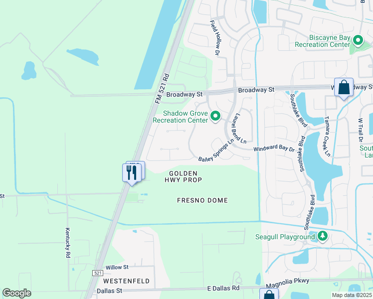 map of restaurants, bars, coffee shops, grocery stores, and more near 14006 Wedgewood Lakes Court in Pearland