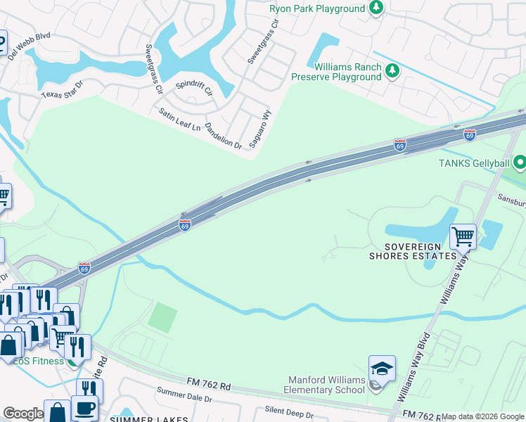 map of restaurants, bars, coffee shops, grocery stores, and more near in Richmond