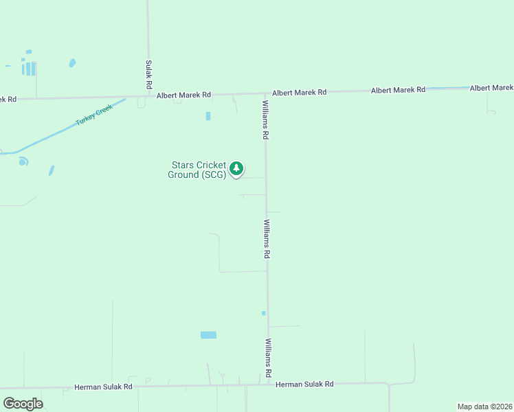 map of restaurants, bars, coffee shops, grocery stores, and more near 939 Williams Road in East Bernard