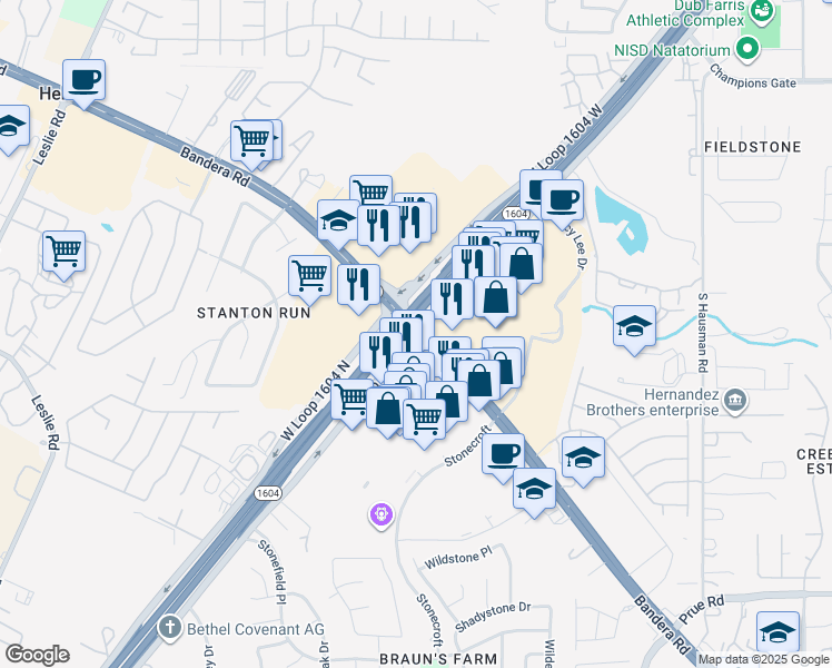 Bandera Road & Access Road 1604, San Antonio TX Walk Score