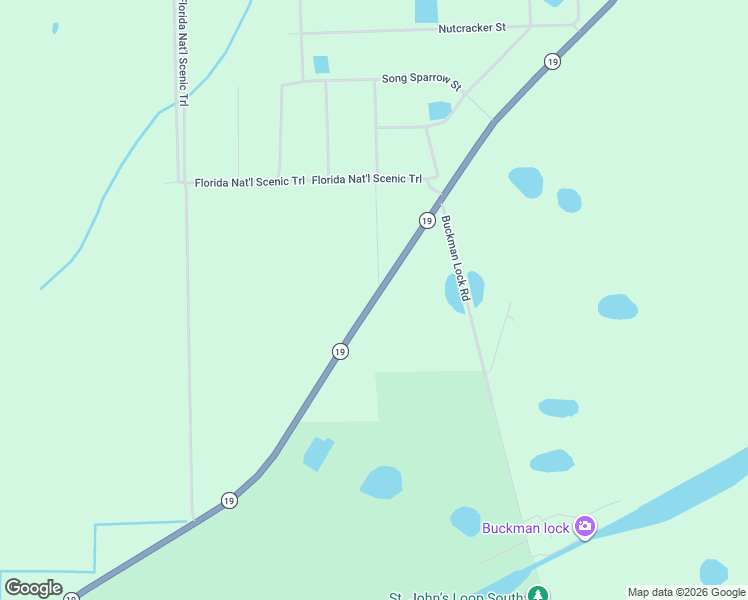 map of restaurants, bars, coffee shops, grocery stores, and more near Florida 19 in Palatka