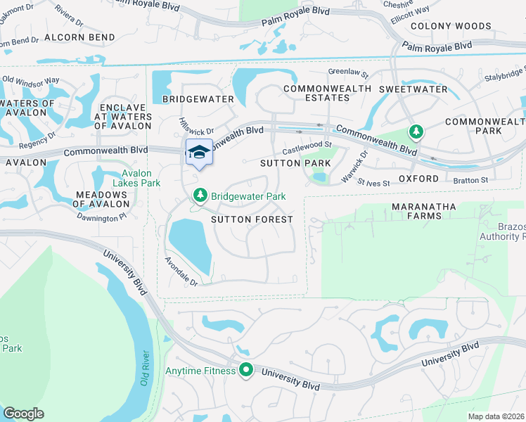 map of restaurants, bars, coffee shops, grocery stores, and more near 4731 Pendleton Drive in Sugar Land