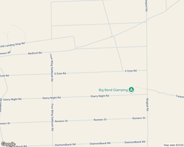 map of restaurants, bars, coffee shops, grocery stores, and more near 4400 East Este Road in Alpine