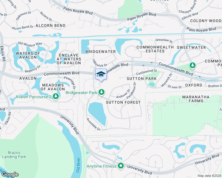 map of restaurants, bars, coffee shops, grocery stores, and more near 4810 Cambridge Street in Sugar Land