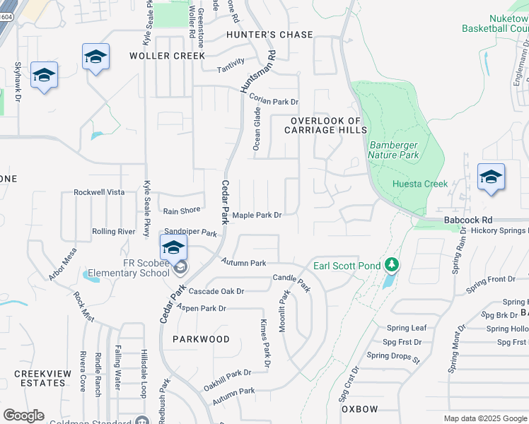 map of restaurants, bars, coffee shops, grocery stores, and more near 12803 Hunting Arrow in San Antonio