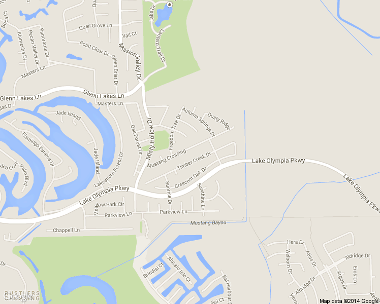 map of restaurants, bars, coffee shops, grocery stores, and more near 1707 Mustang Crossing in Missouri City