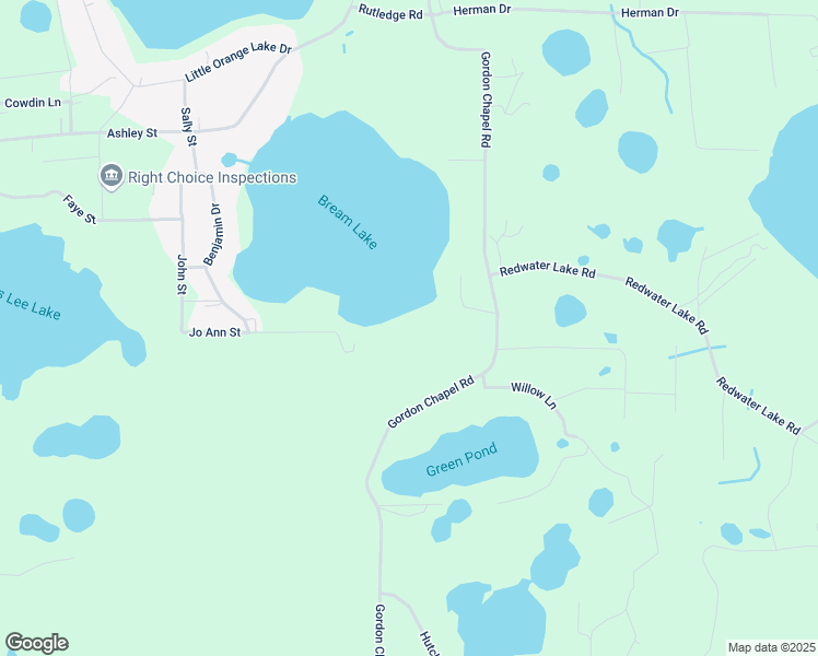 map of restaurants, bars, coffee shops, grocery stores, and more near 625 Gordon Chapel Road in Hawthorne