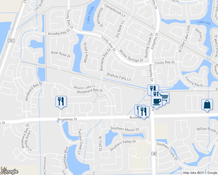 map of restaurants, bars, coffee shops, grocery stores, and more near 13109 Shoalwater Lane in Pearland