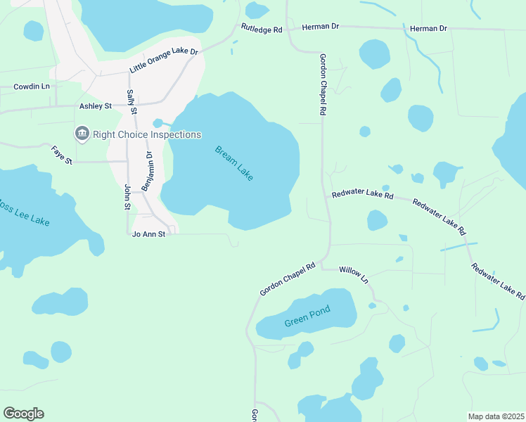 map of restaurants, bars, coffee shops, grocery stores, and more near 625 Gordon Chapel Road in Hawthorne