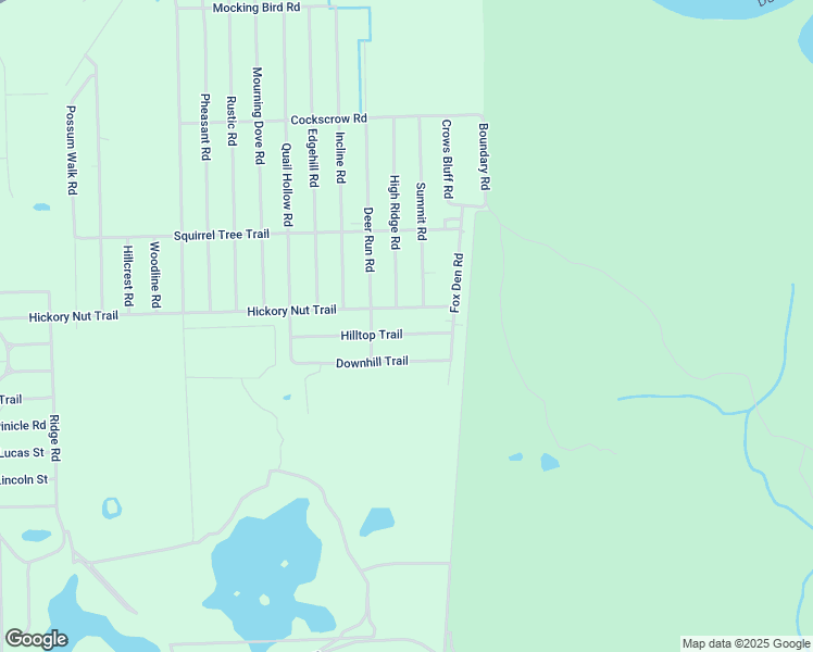 map of restaurants, bars, coffee shops, grocery stores, and more near 210 Hilltop Trail in Satsuma