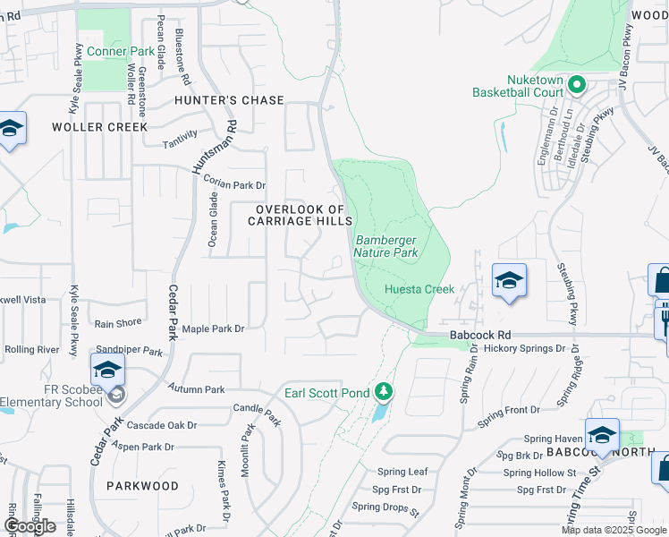 map of restaurants, bars, coffee shops, grocery stores, and more near in San Antonio