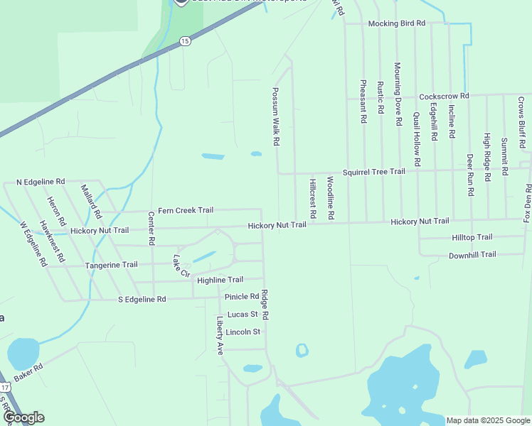 map of restaurants, bars, coffee shops, grocery stores, and more near 102 Ridge Road in Satsuma