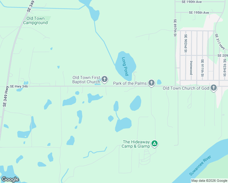 map of restaurants, bars, coffee shops, grocery stores, and more near 858 Southeast 346 Highway in Old Town