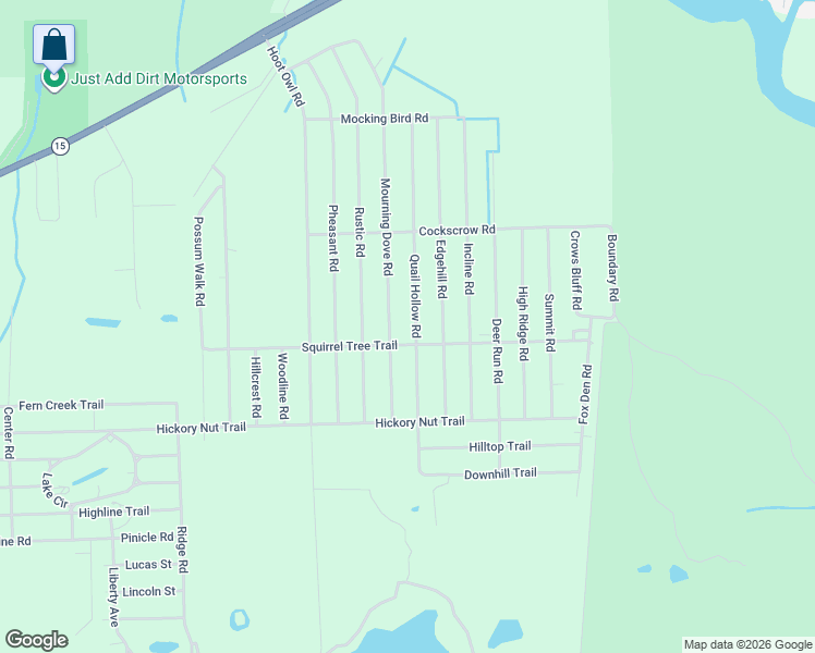 map of restaurants, bars, coffee shops, grocery stores, and more near 329 Quail Hollow Road in Satsuma