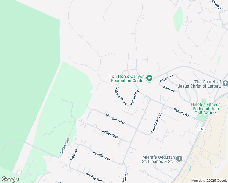 map of restaurants, bars, coffee shops, grocery stores, and more near 13003 Walking Horse in Helotes