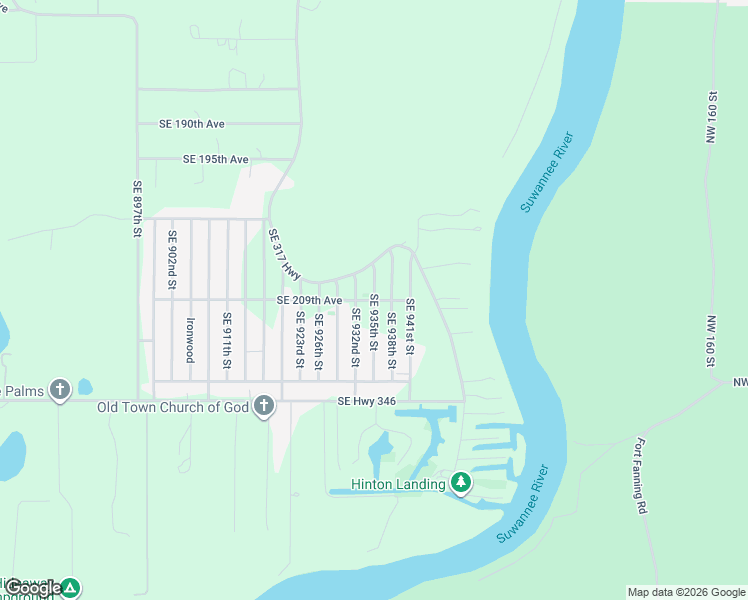 map of restaurants, bars, coffee shops, grocery stores, and more near Southeast 935 Street in Old Town