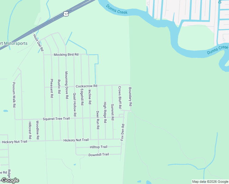 map of restaurants, bars, coffee shops, grocery stores, and more near 103 Crows Bluff Road in Satsuma