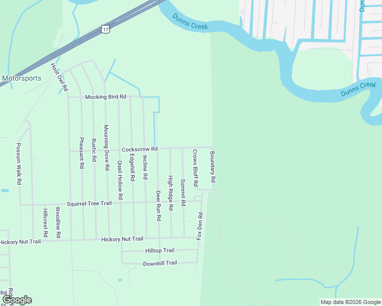 map of restaurants, bars, coffee shops, grocery stores, and more near 103 Crows Bluff Road in Satsuma