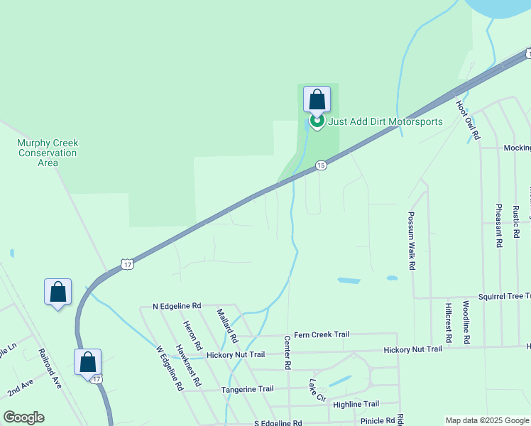 map of restaurants, bars, coffee shops, grocery stores, and more near 104 Windmill Court in Satsuma