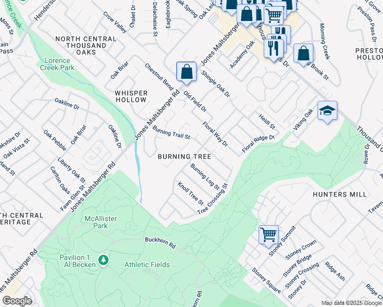 map of restaurants, bars, coffee shops, grocery stores, and more near 13951 Little Leaf Drive in San Antonio
