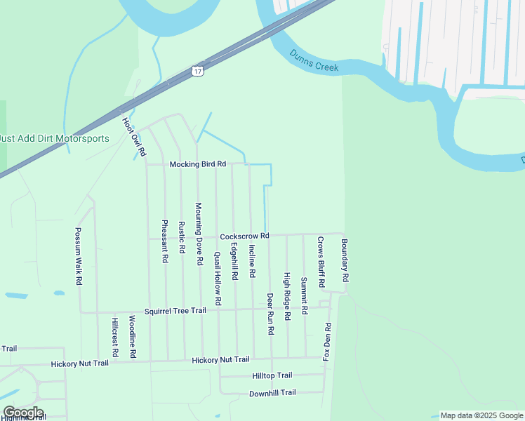 map of restaurants, bars, coffee shops, grocery stores, and more near 173 Deer Run Road in Satsuma