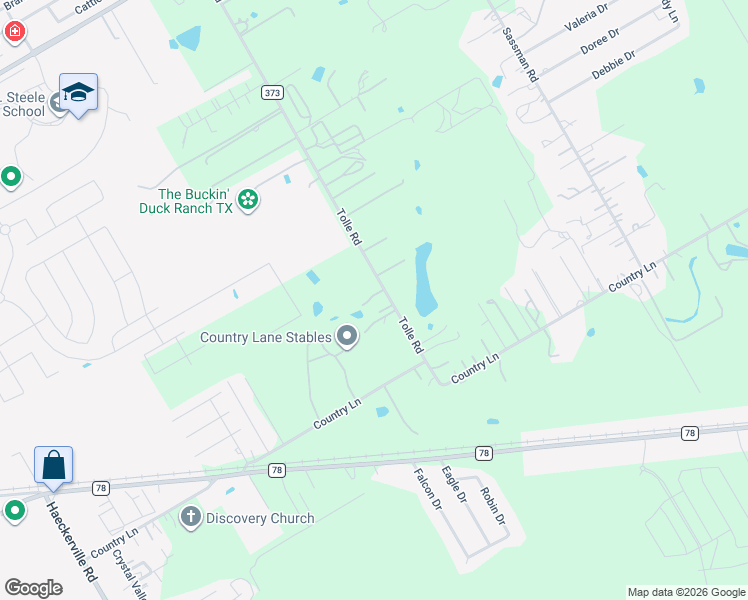 map of restaurants, bars, coffee shops, grocery stores, and more near 171 Tolle Road in Cibolo