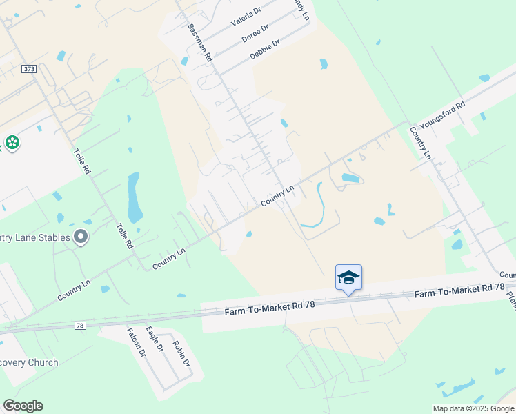 map of restaurants, bars, coffee shops, grocery stores, and more near 459 Country Lane in Marion