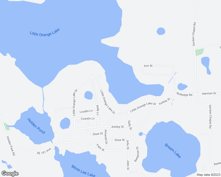 map of restaurants, bars, coffee shops, grocery stores, and more near 180 Little Orange Lake Drive in Hawthorne