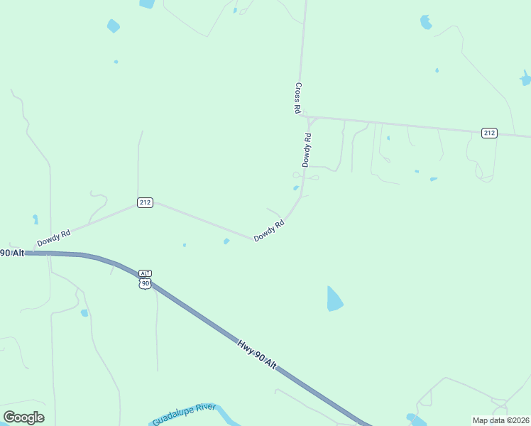 map of restaurants, bars, coffee shops, grocery stores, and more near 1120 Dowdy Road in Seguin