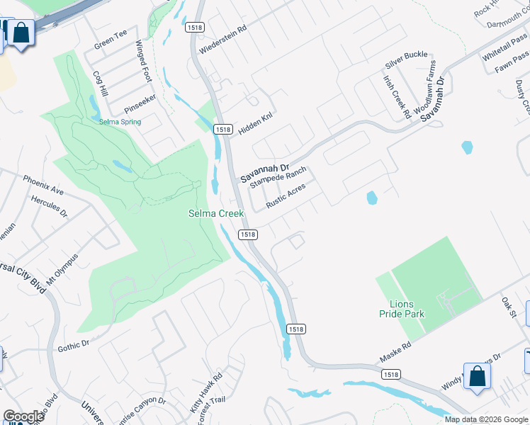 map of restaurants, bars, coffee shops, grocery stores, and more near 112 Rustic Acres in Selma