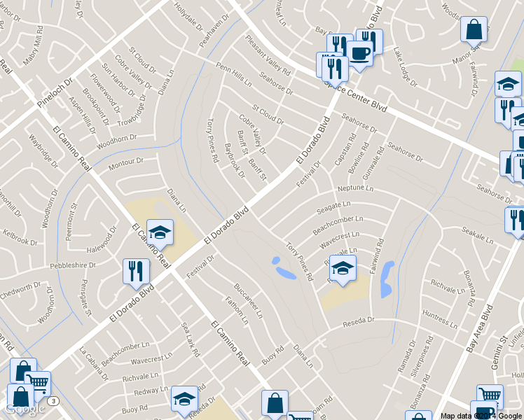 map of restaurants, bars, coffee shops, grocery stores, and more near 1407 Festival Drive in Houston