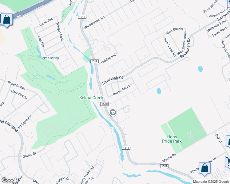 map of restaurants, bars, coffee shops, grocery stores, and more near 3500 Destiny Acres in Selma
