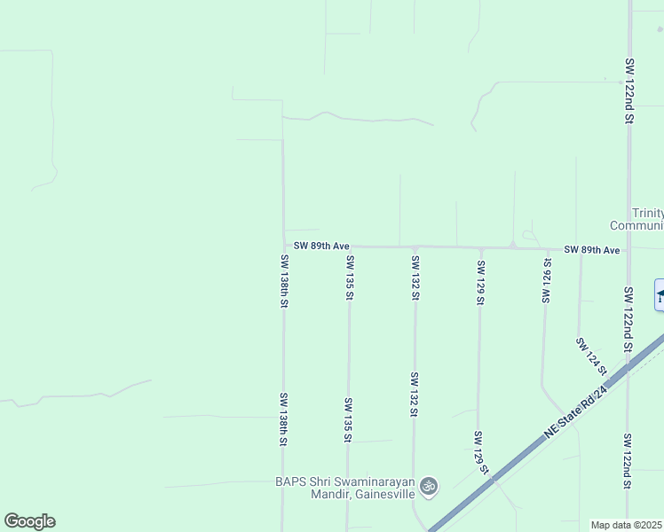 map of restaurants, bars, coffee shops, grocery stores, and more near 9010 Southwest 135 Street in Archer