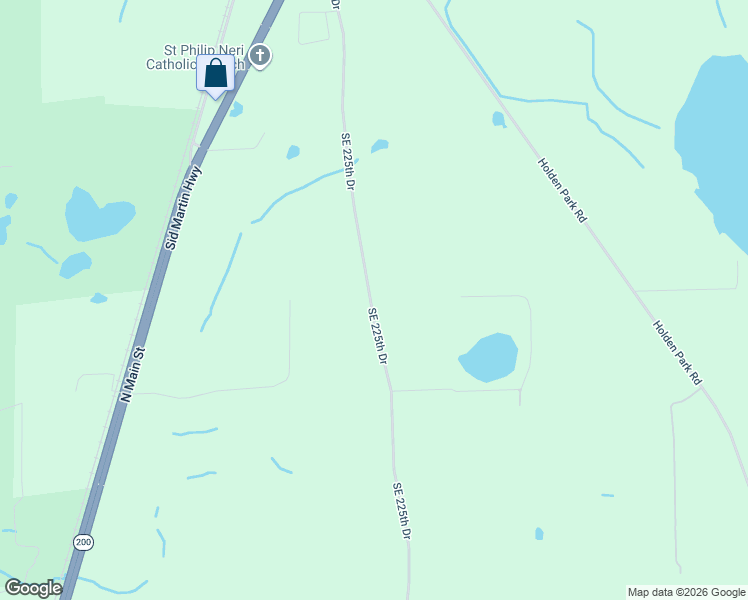 map of restaurants, bars, coffee shops, grocery stores, and more near 8905 Southeast 225th Drive in Hawthorne