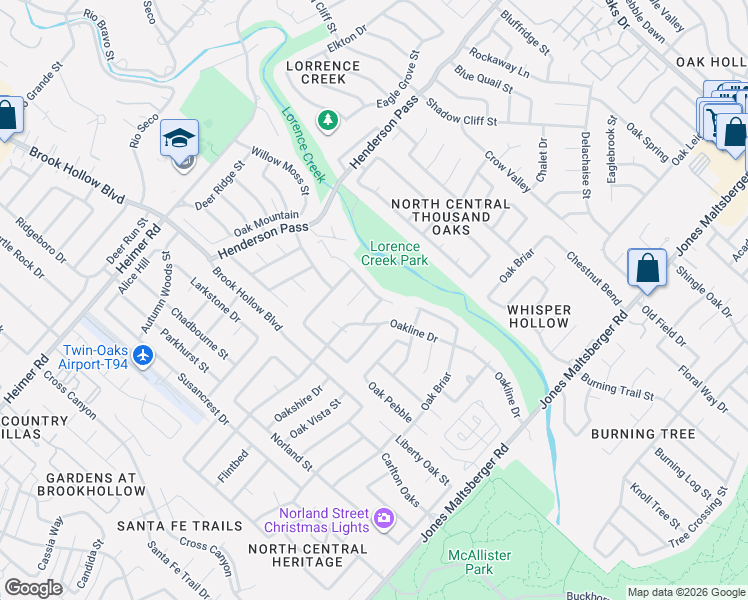 map of restaurants, bars, coffee shops, grocery stores, and more near 2118 Chittim Pass Drive in San Antonio