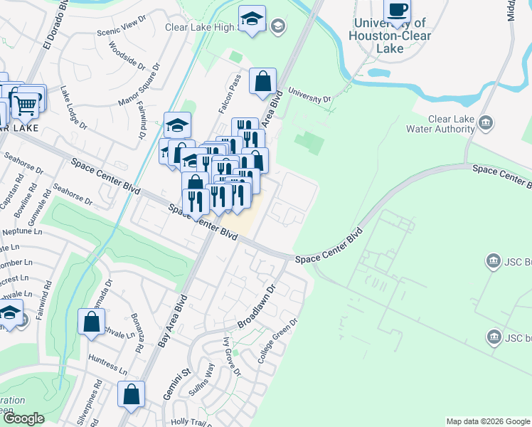 map of restaurants, bars, coffee shops, grocery stores, and more near 300 Cyberonics Drive in Houston