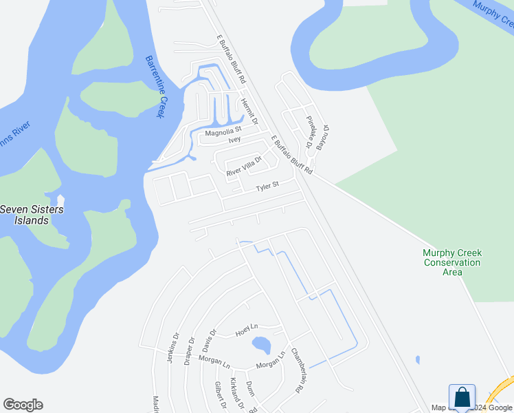 map of restaurants, bars, coffee shops, grocery stores, and more near 112 7 Sisters Drive in Satsuma