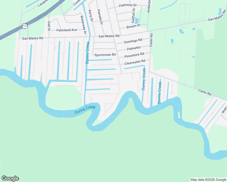 map of restaurants, bars, coffee shops, grocery stores, and more near 107 Creekside Road in Satsuma