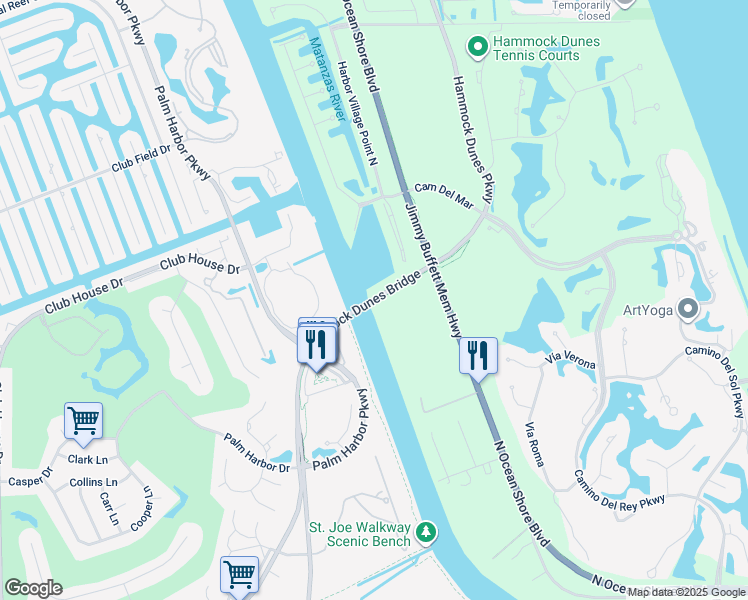 Hammock Dunes Bridge, Palm Coast FL Walk Score