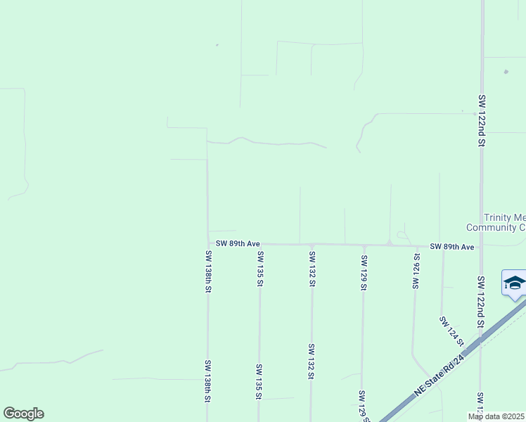 map of restaurants, bars, coffee shops, grocery stores, and more near 13428 Southwest 89th Avenue in Archer