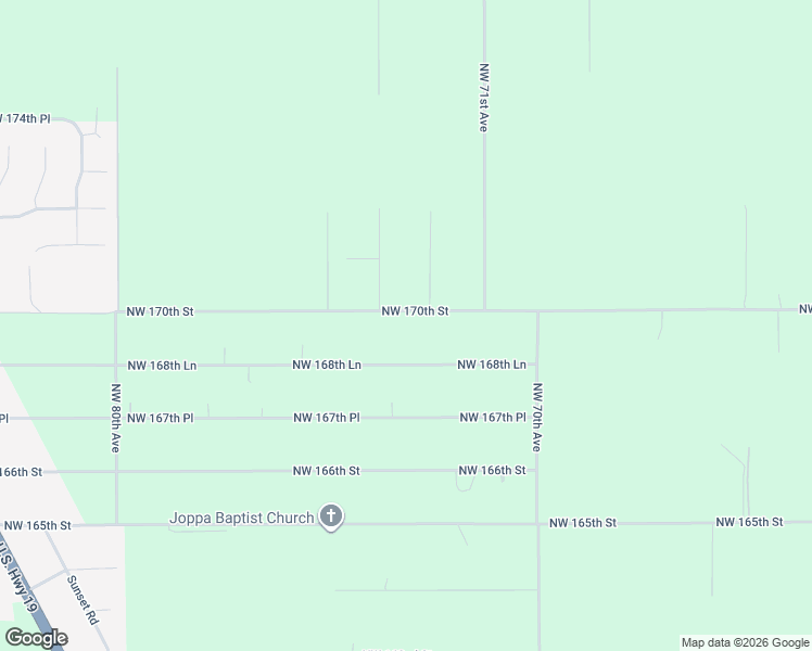 map of restaurants, bars, coffee shops, grocery stores, and more near 7249 Northwest 168th Lane in Fanning Springs