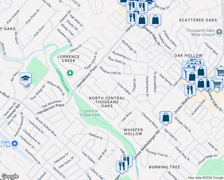 map of restaurants, bars, coffee shops, grocery stores, and more near 15123 Mule Tree Street in San Antonio