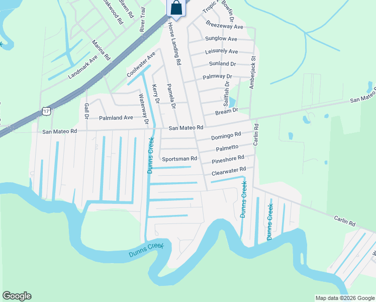 map of restaurants, bars, coffee shops, grocery stores, and more near 103 Water Oak Drive in Satsuma