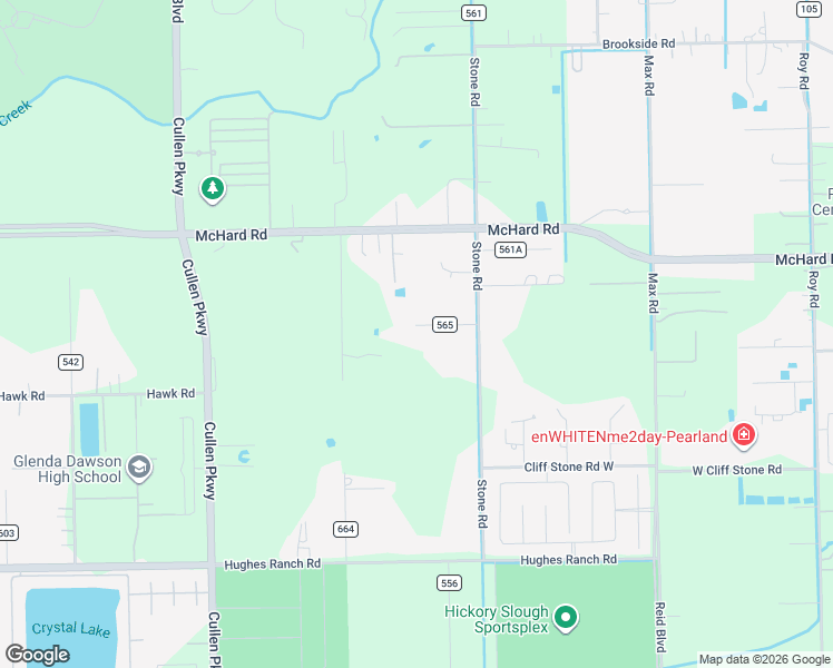 map of restaurants, bars, coffee shops, grocery stores, and more near 8002 Seddon Road in Pearland