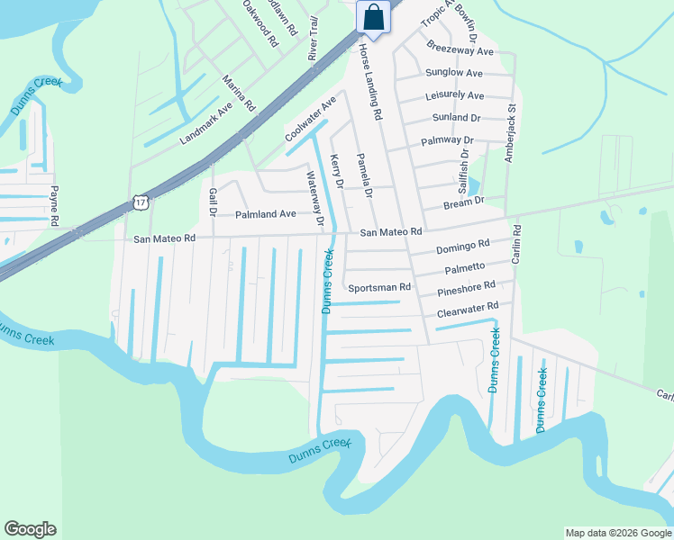 map of restaurants, bars, coffee shops, grocery stores, and more near 145 Sportsman Road in Satsuma