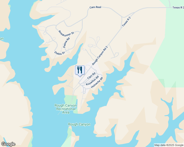 map of restaurants, bars, coffee shops, grocery stores, and more near 187 Campground Road 2 in Del Rio